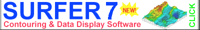 Click here for info on Surfer gridding, contouring and 3D display software